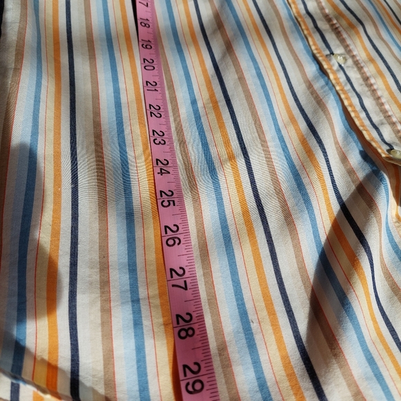 Vintage MONTERREY SHIRTS SHIRTMAKER made in Italy 100% Cotton striped Retro - Picture 9 of 14